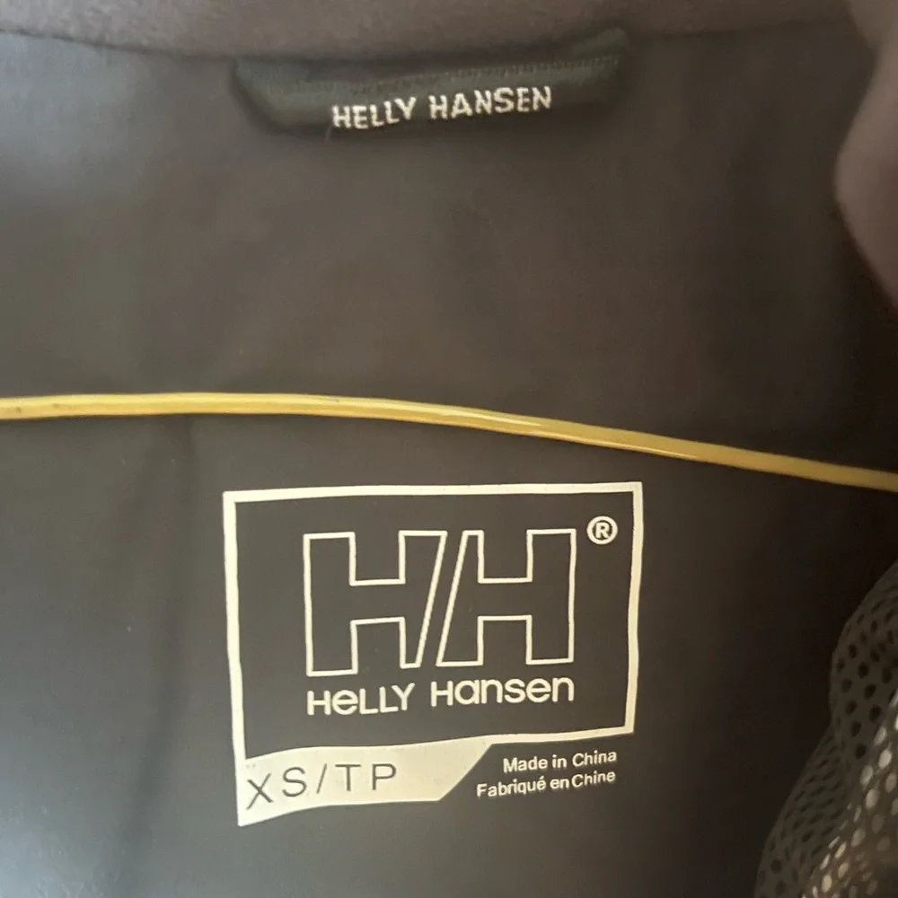 Helly Hansen Rain jacket black long hooded, black polyamide polyester size xs - Picture 8 of 8